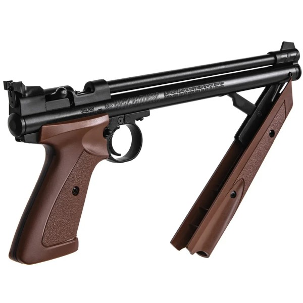 Пістолет пневматичний Crosman P1377BR American Classic, коричневий, калібр 4.5 мм, P1377BR
