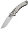 Нож Microtech Amphibian RAM-LOK Marfione Select Stonewash Slab Side Bronze Titanium