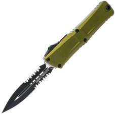 Нож Microtech Combat Troodon D/E Gen III Od Green Полусерейтор