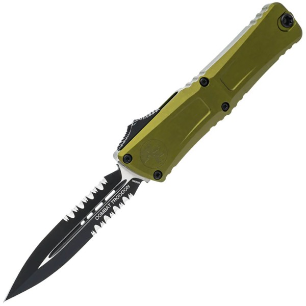 Нож Microtech Combat Troodon D/E Gen III Od Green Полусерейтор