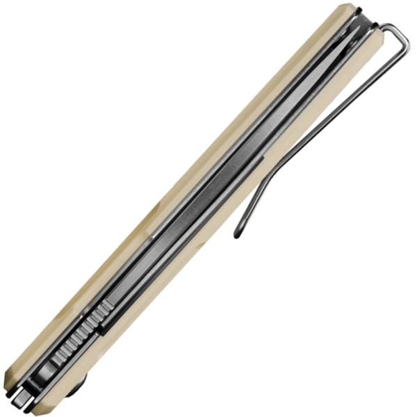 Нож Ruike складной D712-T, (7.7 см) 8Cr13MoV/G10 Белый