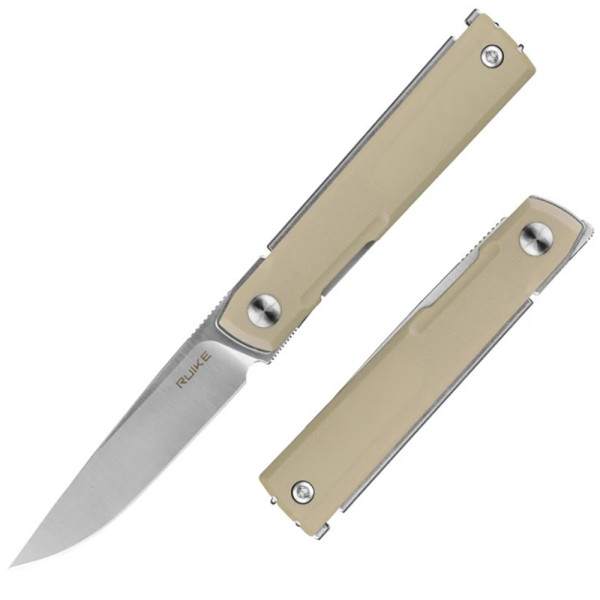 Нож Ruike складной D712-T, (7.7 см) 8Cr13MoV/G10 Белый