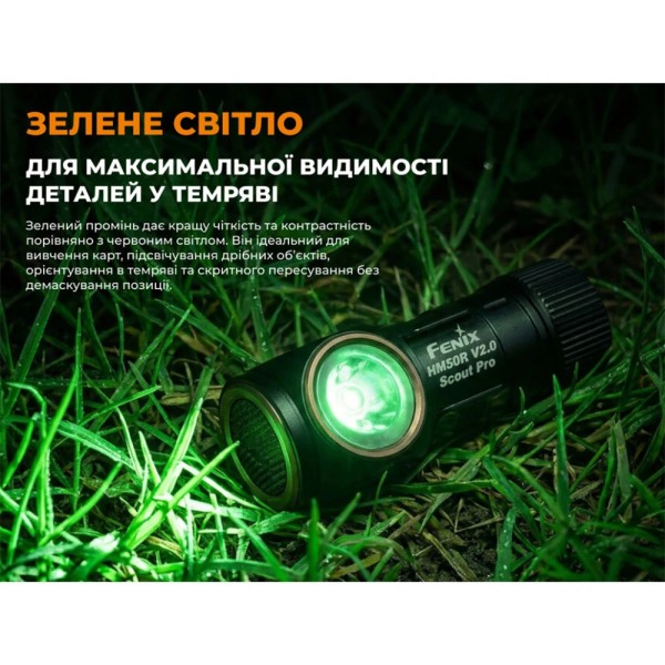 Ліхтар налобний Fenix Scout Pro (HM50R V2.0) | Лімітована серія
