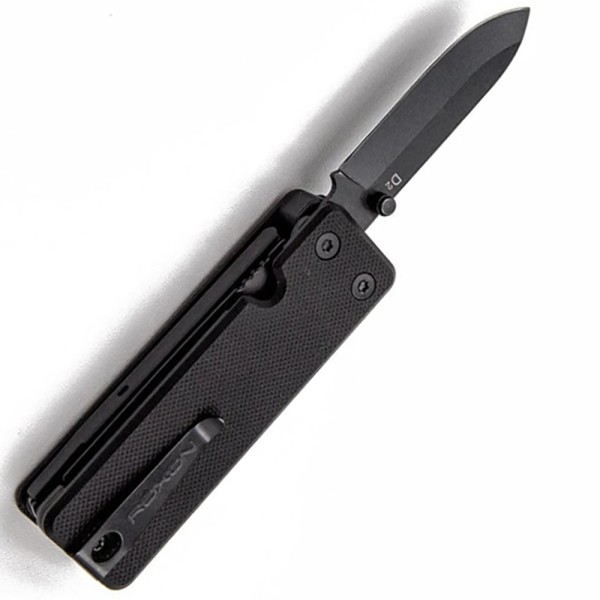 Міні-мультитул Roxon KS2E Noir, чорне лезо, чорний