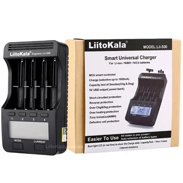 Зарядное устройство Liitokala Lii-500 EU