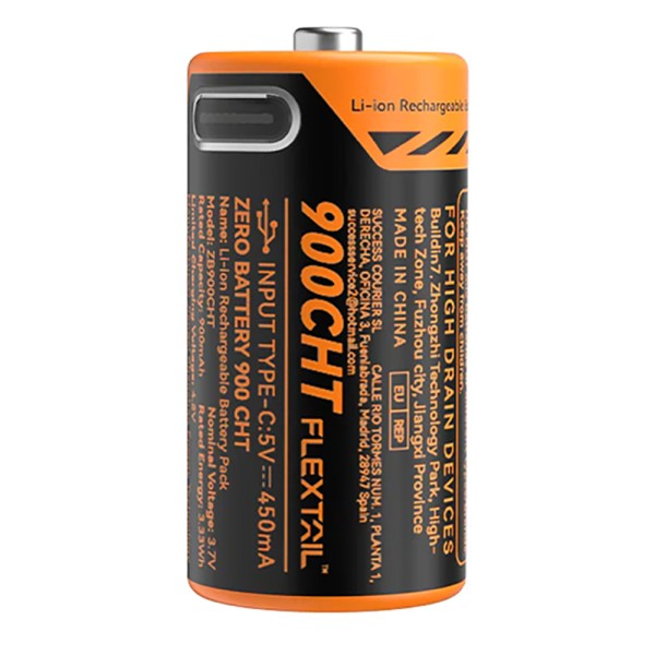 Акумулятор 900mAh Flextail Zero Battery usb type C зарядка
