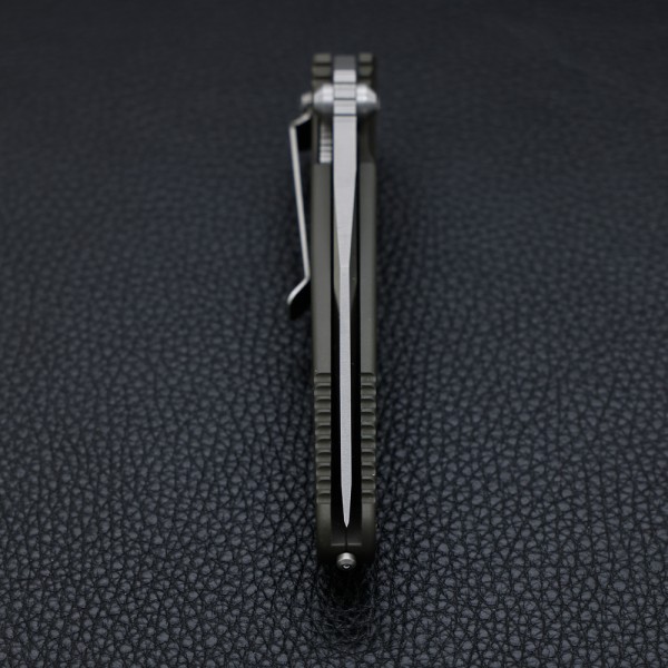 Нож Microtech Socom Elite Green, Carbon Fiber Inserts