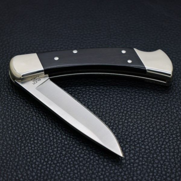 Нож Buck Folding Hunter 110, Nickel Silver, Drop Point