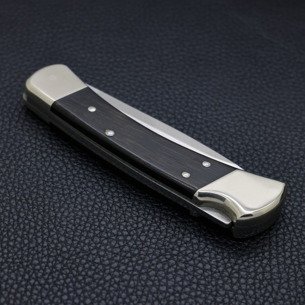 Нож Buck Folding Hunter 110, Nickel Silver, Drop Point