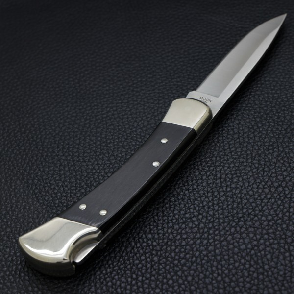 Нож Buck Folding Hunter 110, Nickel Silver, Drop Point