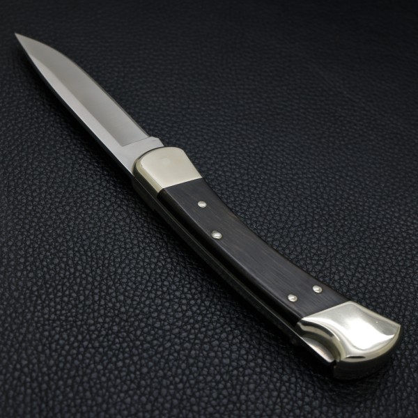 Нож Buck Folding Hunter 110, Nickel Silver, Drop Point