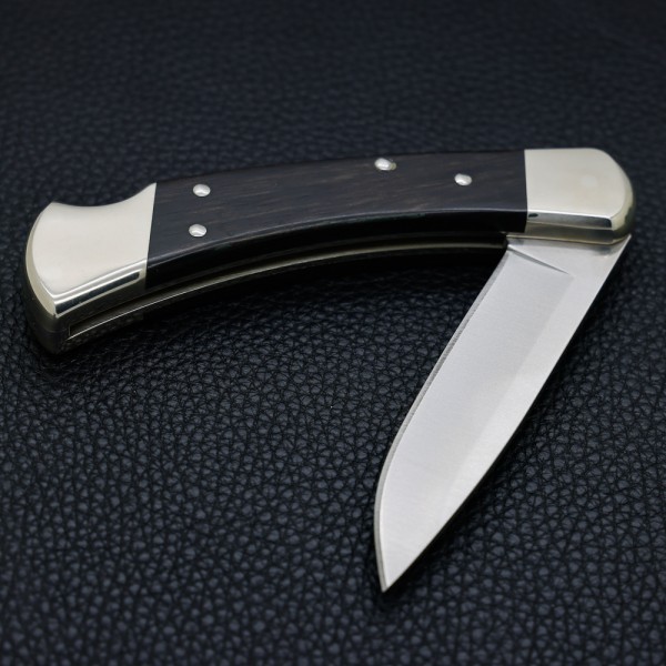 Нож Buck Folding Hunter 110, Nickel Silver, Drop Point