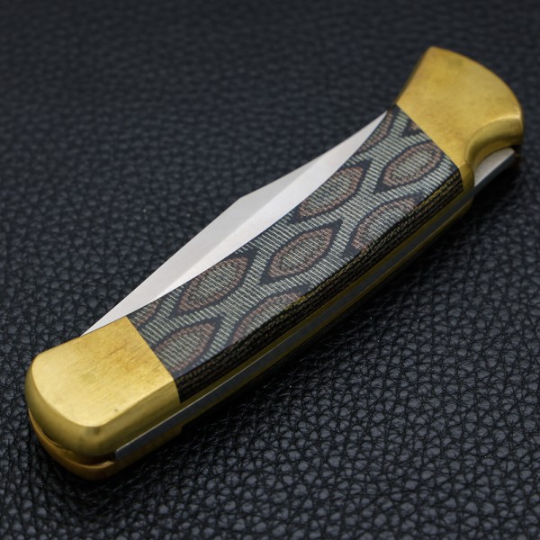 Нож Buck 110 Folding Hunter SMKW Exclusive, Python Micarta, MagnaCut