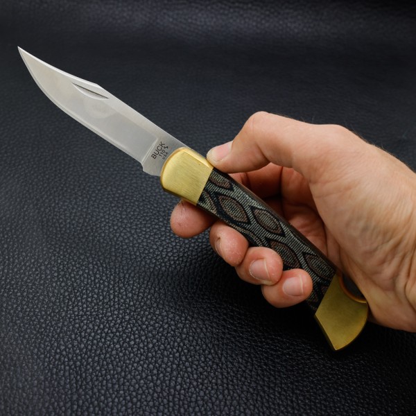 Нож Buck 110 Folding Hunter SMKW Exclusive, Python Micarta, MagnaCut