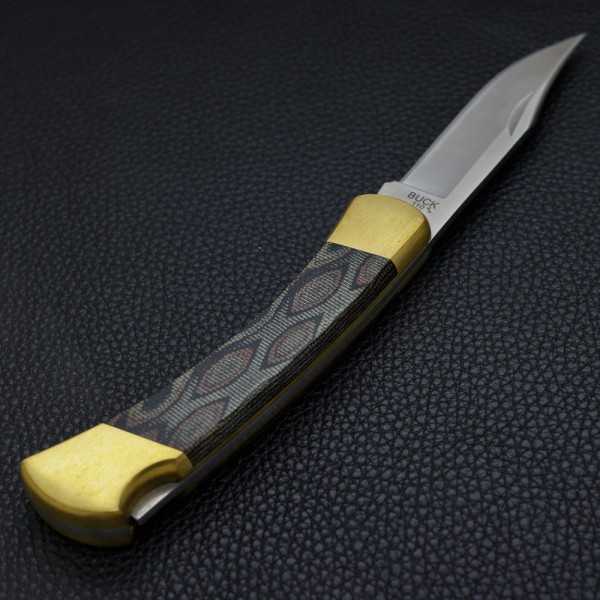 Нож Buck 110 Folding Hunter SMKW Exclusive, Python Micarta, MagnaCut