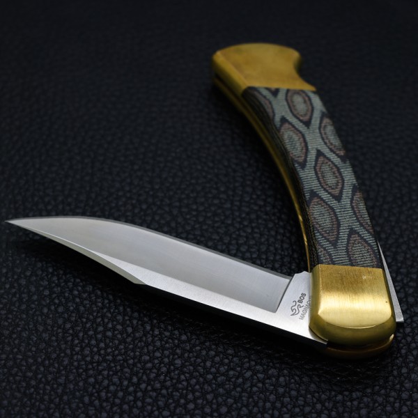 Нож Buck 110 Folding Hunter SMKW Exclusive, Python Micarta, MagnaCut