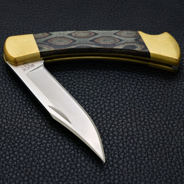 Нож Buck 110 Folding Hunter SMKW Exclusive, Python Micarta, MagnaCut