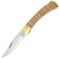 Нож Buck 110 Folding Hunter, Danny Collection, curly maple, 440C, 1 из 28 made