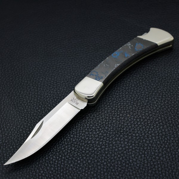 Нож Buck 110 Folding Hunter, Magnacut, America CamoCarbon, Nickel Silver, 1 of 750