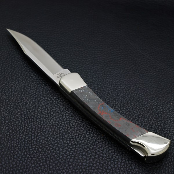 Нож Buck 110 Folding Hunter, Magnacut, America CamoCarbon, Nickel Silver, 1 of 750