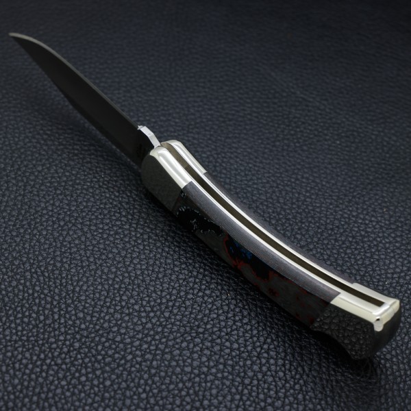 Нож Buck 110 Folding Hunter, Magnacut, America CamoCarbon, Nickel Silver, 1 of 750