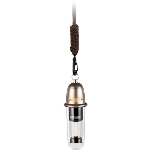Ліхтар кемпінговий Naturehike CNK2350ZM010, 118х39 мм, коричневий