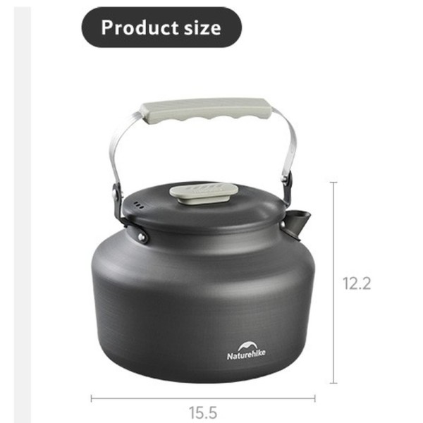 Чайник Naturehike CNK2450CF030 1,4 л, алюміній