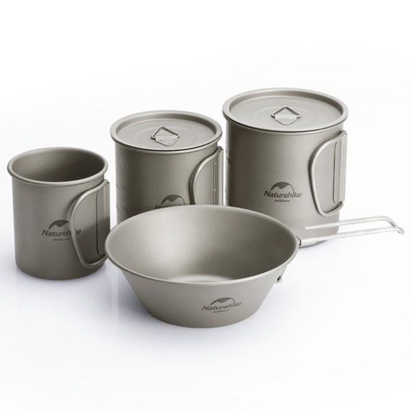Миска Naturehike NH20CJ004, 300 мл, титан