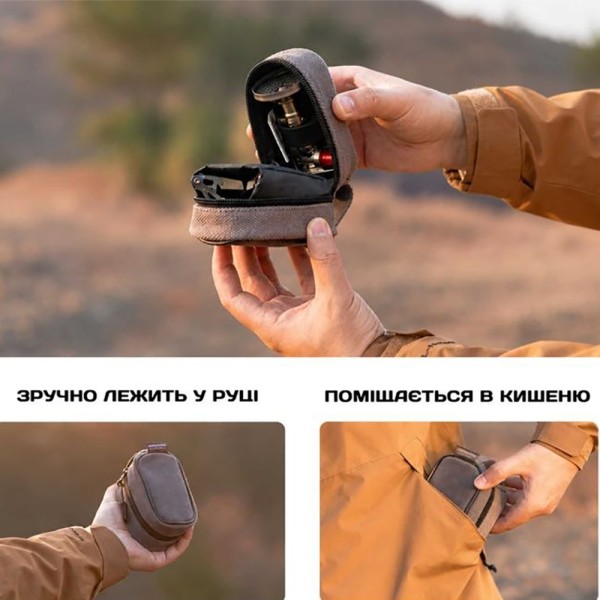 Газовий пальник титановий Campingmoon XT-2F