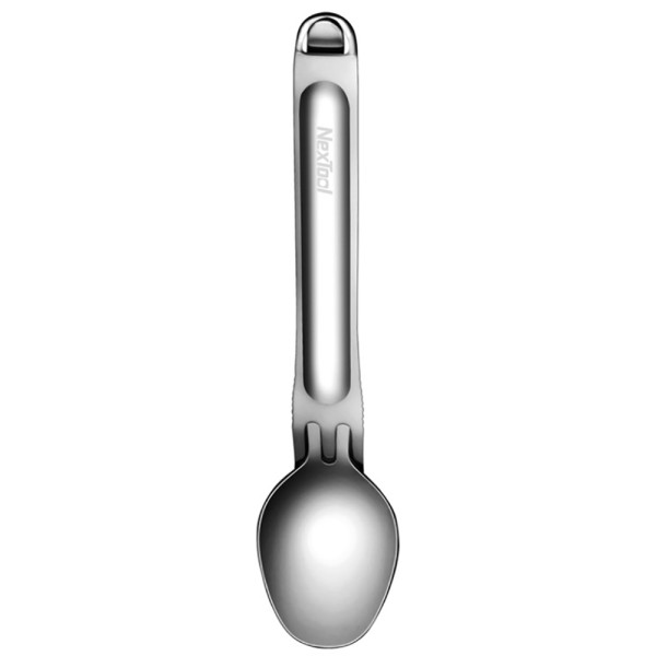 Туристичний набір ложка-виделка NexTool Portable Stainless Steel Tableware, нержавіюча сталь