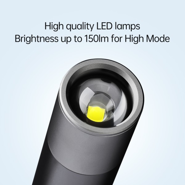 Ліхтар Nextool Zoom Flashlight, 150 лм, алюмінієвий корпус (NE20162, NE20163)