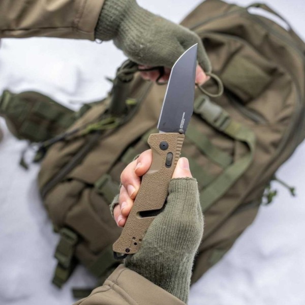 Ніж SOG Trident AT (Flat Dark Earth-Tanto)
