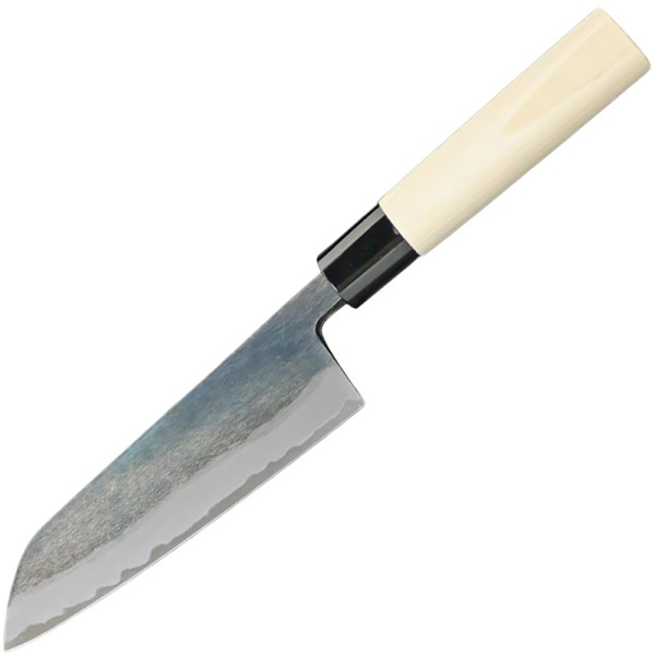 Ніж кухонний Kanetsune Mukashi-Nagarano Wa-Santoku, Kodai finish,165 mm
