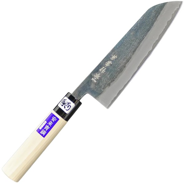 Ніж кухонний Kanetsune Mukashi-Nagarano Wa-Santoku, Kodai finish,165 mm