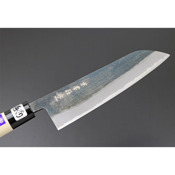 Ніж кухонний Kanetsune Mukashi-Nagarano Wa-Santoku, Kodai finish,165 mm