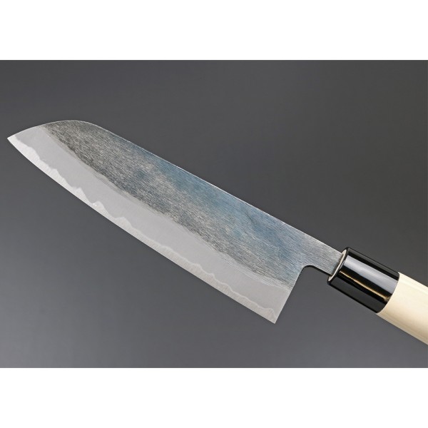 Ніж кухонний Kanetsune Mukashi-Nagarano Wa-Santoku, Kodai finish,165 mm