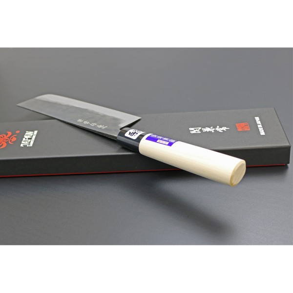 Ніж кухонний Kanetsune Mukashi-Nagarano Nakiri, Kodai finish,165 mm