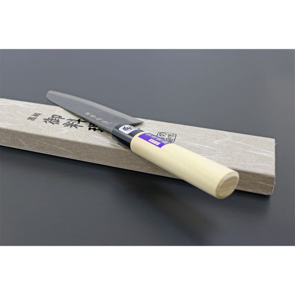 Ніж кухонний Kanetsune Mukashi-Nagarano Wa-Santoku, Inaka finish,165 mm