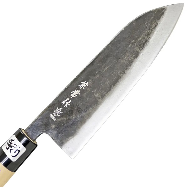Ніж кухонний Kanetsune Mukashi-Nagarano Wa-Santoku, Inaka finish,165 mm