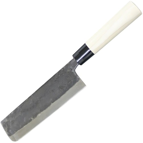 Ніж кухонний Kanetsune Mukashi-Nagarano Nakiri, Inaka finish,165 mm