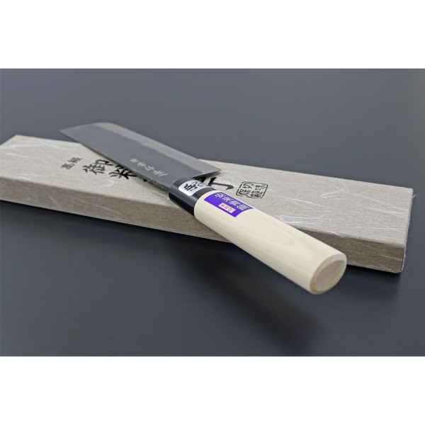Ніж кухонний Kanetsune Mukashi-Nagarano Nakiri, Inaka finish,165 mm
