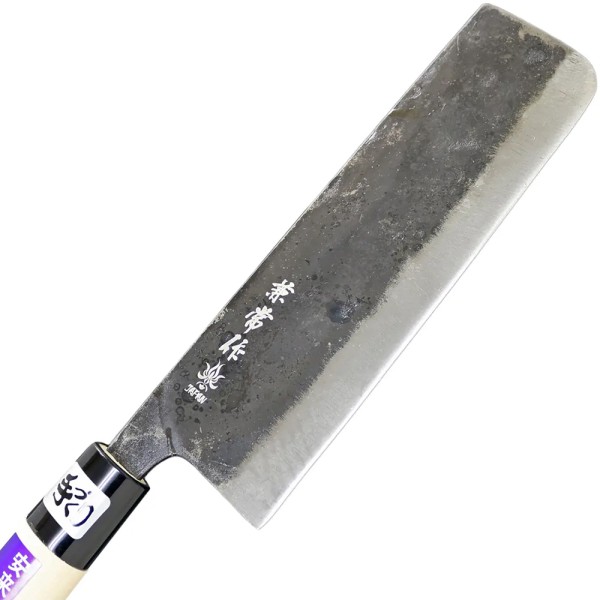 Ніж кухонний Kanetsune Mukashi-Nagarano Nakiri, Inaka finish,165 mm