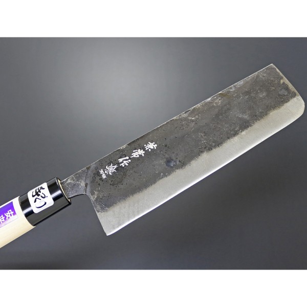 Ніж кухонний Kanetsune Mukashi-Nagarano Nakiri, Inaka finish,165 mm
