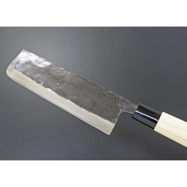 Ніж кухонний Kanetsune Mukashi-Nagarano Nakiri, Inaka finish,165 mm