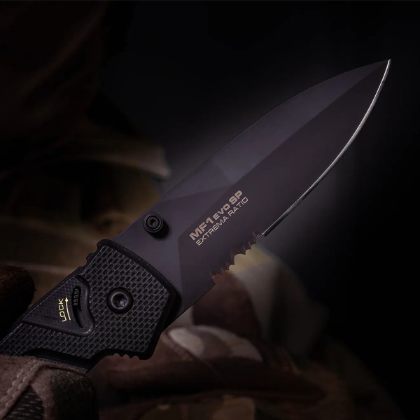 Ніж Extrema Ratio MF1 EVO SP Black Blade G10 N690 напівсерейтор black