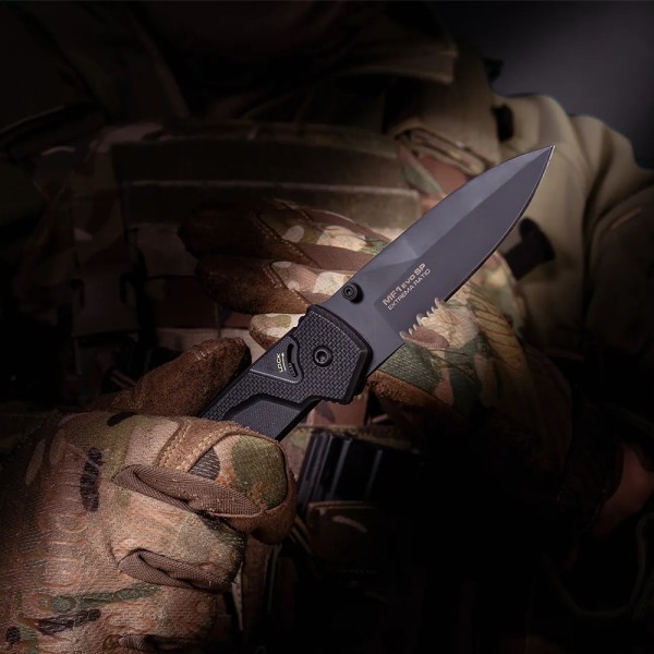 Ніж Extrema Ratio MF1 EVO SP Black Blade G10 N690 напівсерейтор black