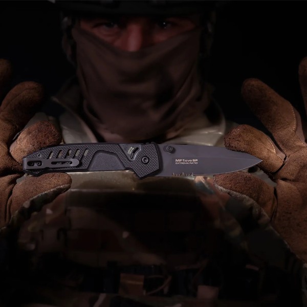 Ніж Extrema Ratio MF1 EVO SP Black Blade G10 N690 напівсерейтор black