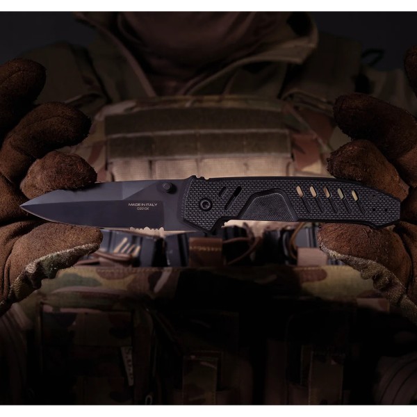 Ніж Extrema Ratio MF1 EVO SP Black Blade G10 N690 напівсерейтор black