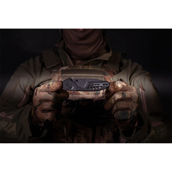 Ніж Extrema Ratio MF1 EVO SP Black Blade G10 N690 напівсерейтор black