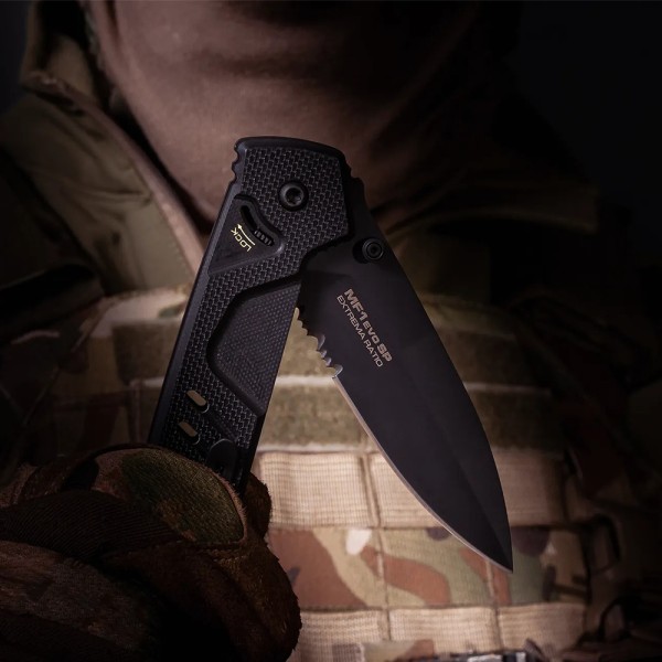 Ніж Extrema Ratio MF1 EVO SP Black Blade G10 N690 напівсерейтор black